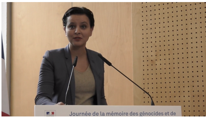 Najat Vallaud Belkacem. Projet "Convoi 77" : donner un visage, une identité aux victimes de la Shoah