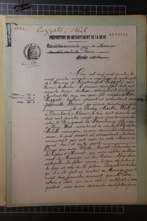 Fanny LUZZATO, née WEILL