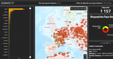 Découvrez notre nouvel outil numérique de géolocalisation des déportés