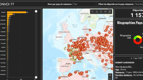 Découvrez notre nouvel outil numérique de géolocalisation des déportés