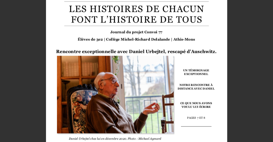 Les histoires de chacun font l’histoire de tous.